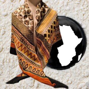 Coreen Simpson Vintage Square Scarf  ~ Size 46"x46"~